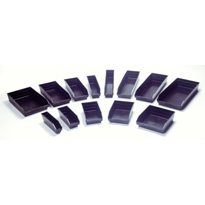 Quantum Storage Recycled Shelf Bin (4" H x 4 1/8" W x 23 5/8" D)