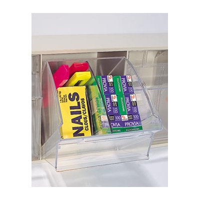 Quantum Storage Clear Tip Out Bins (4 Compartments)