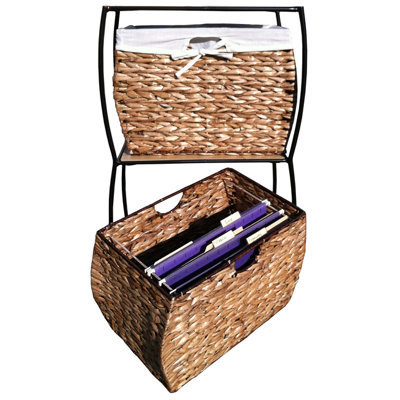 Pangaea Home and Garden Rattan Four Drawer File Cabinet