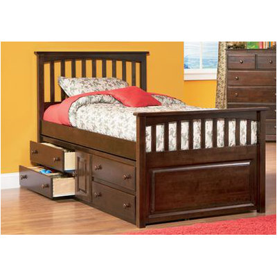 Click To Image : Mate's Bed w/ 4 Drawer Storage by Atlantic Furniture Now