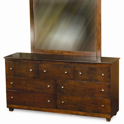 Miami 7 Drawer Dresser with Mirror by Atlantic Furniture -image