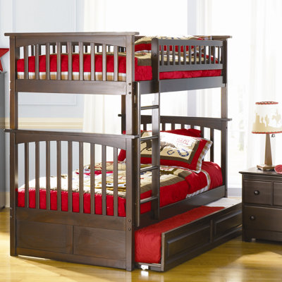Atlantic Furniture Columbia Bunk Bed with Trundle Bed