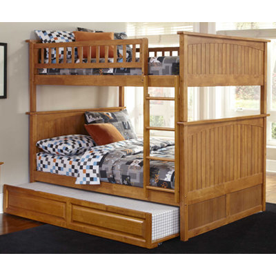 Atlantic Furniture Nantucket Bunk Bed with Trundle Bed
