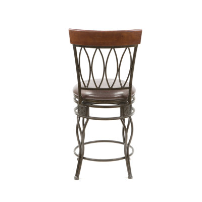 Linon Four Oval Back Counter Stool