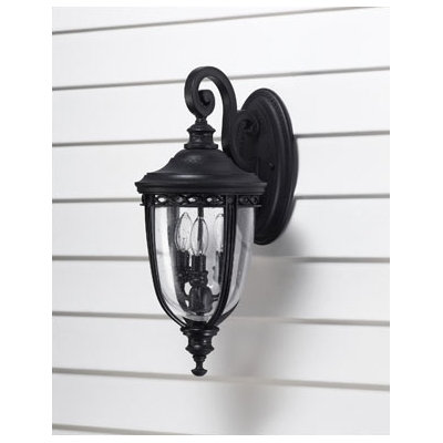 Feiss English Bridle Outdoor Wall Lantern in Black