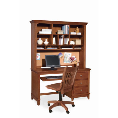 American Drew Sterling Pointe Computer Desk with Hutch