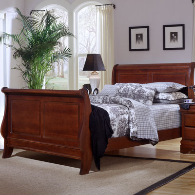 Barnburner Thirteen Sleigh Bed by Vaughan-Bassett -image