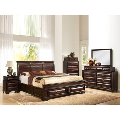 Sarina Sleigh Bedroom Collection by Global Furniture USA -image