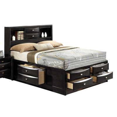 Linda Storage Panel Bed by Global Furniture USA -image
