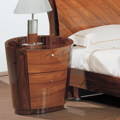 New York 2 Drawer Nightstand by Global Furniture USA -image
