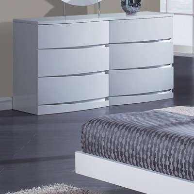 Aria 6 Drawer Dresser by Global Furniture USA -image