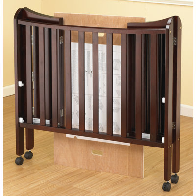 Orbelle Trading Tian 2 in 1 Portable Crib in Cherry