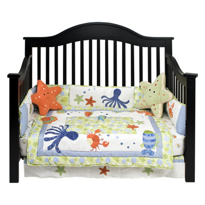 DaVinci Jayden Two Piece Convertible Crib Set with Toddler Rail in Ebony Black
