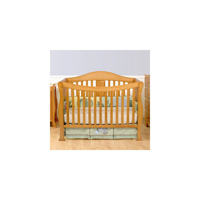 DaVinci Parker Two Piece Convertible Crib Set with Toddler Rail in Oak