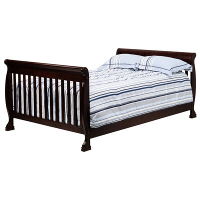 DaVinci Jacob 4-in-1 Convertible Crib with Toddler Rails in Espresso