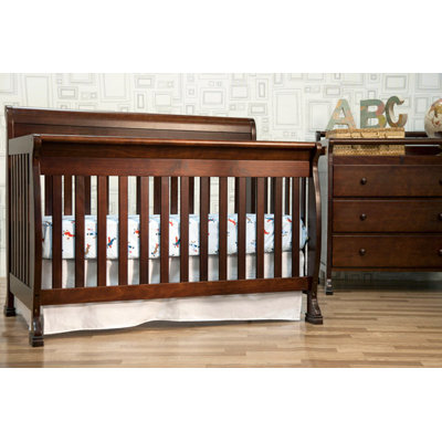 DaVinci Kalani 4-in-1 Convertible Crib with Toddler Rail in Espresso