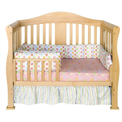 DaVinci Parker 4-in-1 Convertible Crib with Toddler Rail in Natural