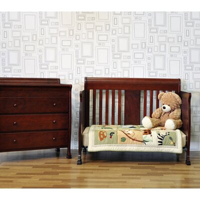 DaVinci Porter 4-in-1 Convertible Crib Set with Toddler Bed Conversion Kit