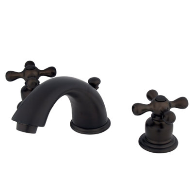 Elements of Design Magellan Widespread Bathroom Faucet with Double Cross Handles