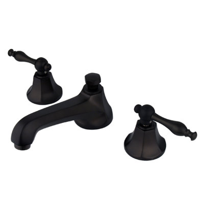 Elements of Design Metropolitan Widespread Bathroom Faucet with Double Lever Handles