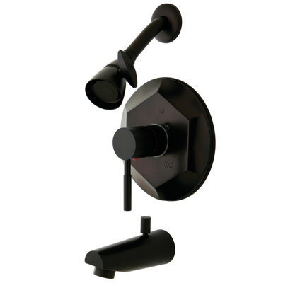 Elements of Design Concord Single Handle Tub and Shower Faucet