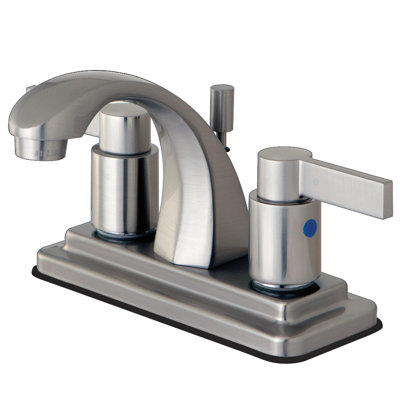 Elements of Design NuvoFusion Double Handle Bathroom Faucet with Retail Pop-Up