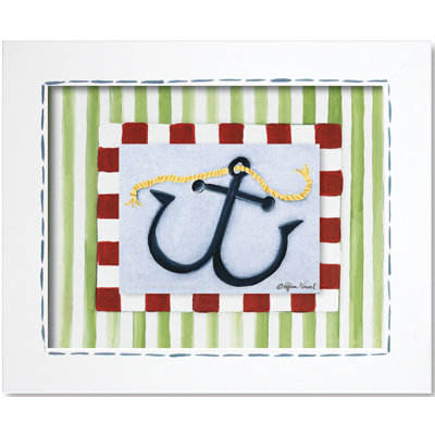 Doodlefish Transportation Anchor Framed Giclee Wall Art