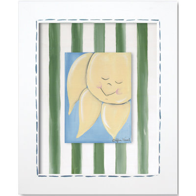 Doodlefish Moon and Star Sun Framed Giclee Wall Art