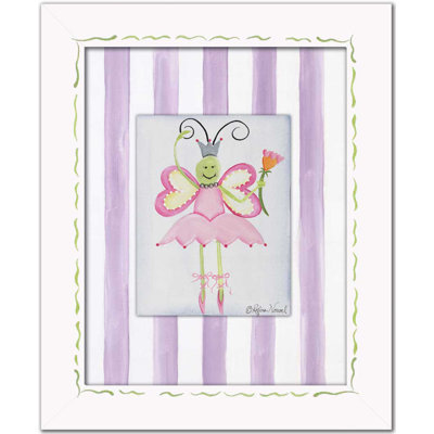 Doodlefish Ballerina Ballerina Framed Giclee Wall Art
