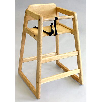 commercial wooden high chair