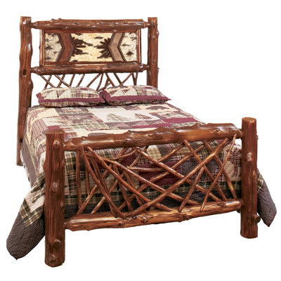 Adirondack Twig Slat Bed by Fireside Lodge -image