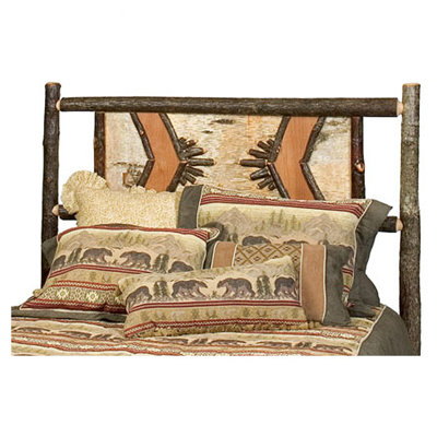 Hickory Adirondack Panel Headboard by Fireside Lodge -image