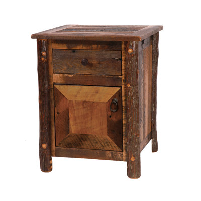 Click To Image : Reclaimed Barnwood Nightstand by Fireside Lodge Now