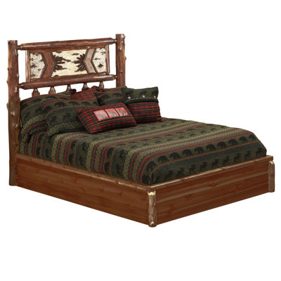 Cedar Adirondack Platform Bed by Fireside Lodge -image
