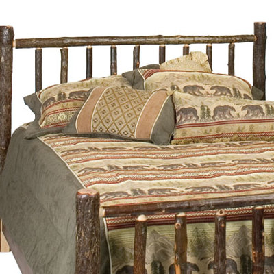 Hickory Slat Headboard by Fireside Lodge -image