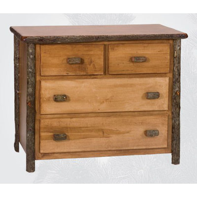 Hickory 4 Drawer Dresser by Fireside Lodge -image