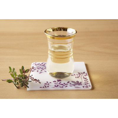 Modern-Twist Jardin Coaster Notz Filled on Clear Base