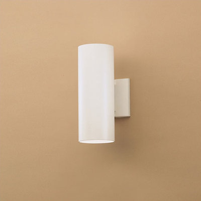 Kichler 12" Cans and Bullets Outdoor Wall Lantern in White