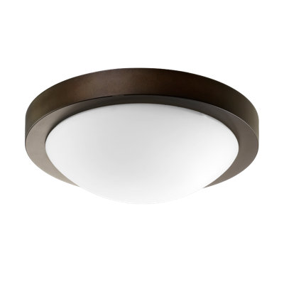 Quorum Two Light Flush Mount