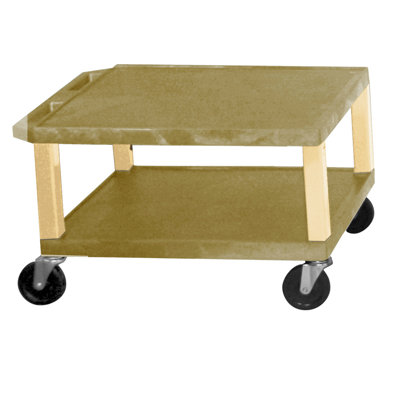 H. Wilson Company Tuffy 16" 2-Shelf Utility Cart