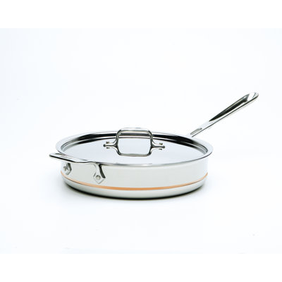 All-Clad Copper-Core Saute Pan with Lid