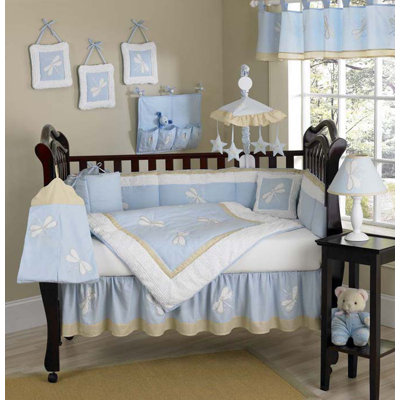 Sweet Jojo Designs Blue Dragonfly Dreams Crib Bedding Collection