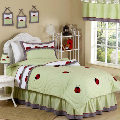 Sweet Jojo Designs Ladybug Parade Kid Bedding Collection