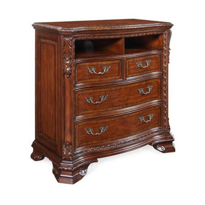 Click To Image : Old World Media Chest by A.R.T. Now