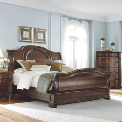 Capri Sleigh Bed by A.R.T. -image