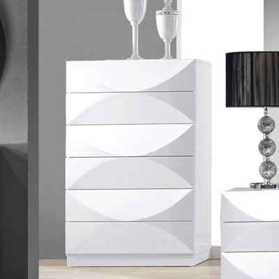 Paris 6 Drawer Chest by Chintaly Imports -image