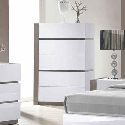 Manila 5 Drawer Chest by Chintaly Imports -image