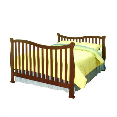 AFG Furniture Athena Nadia Convertible Crib with Toddler Rail in Espresso
