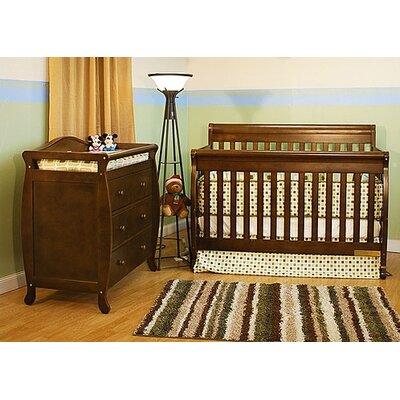 AFG Furniture Alice 3-in-1 Convertible Crib Set