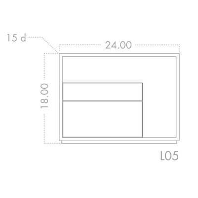 Click To Image : Lineground Side Table / Nightstand #1 by Skram Now